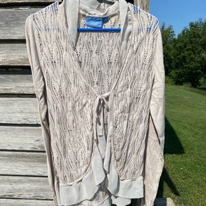 Lacy see through cardigan for summer nights